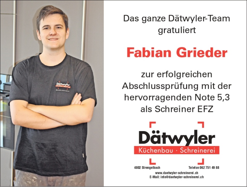 EFZ-Gratulation Faebu EFZ Gratulation